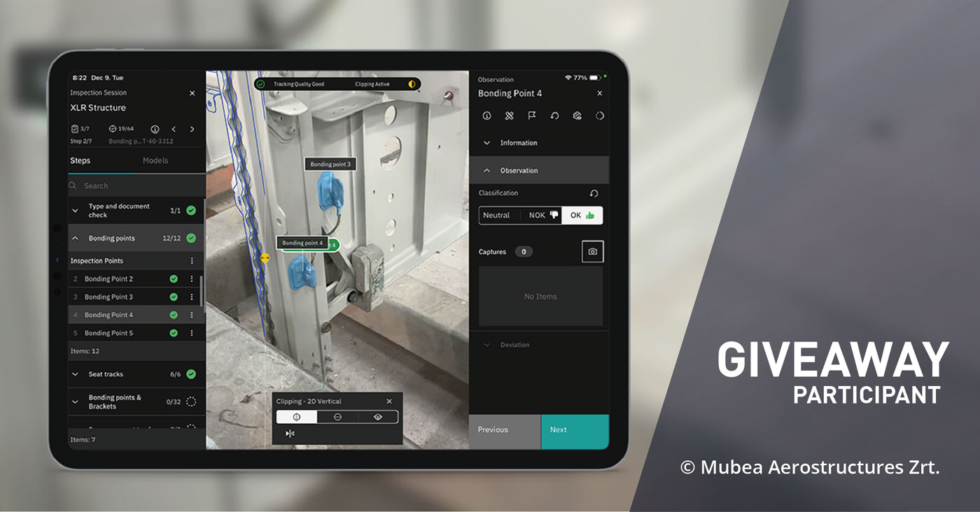 Twyn at Mubea Aerostructures Zrt. – Visual Quality Control in Manufacturing Visometry